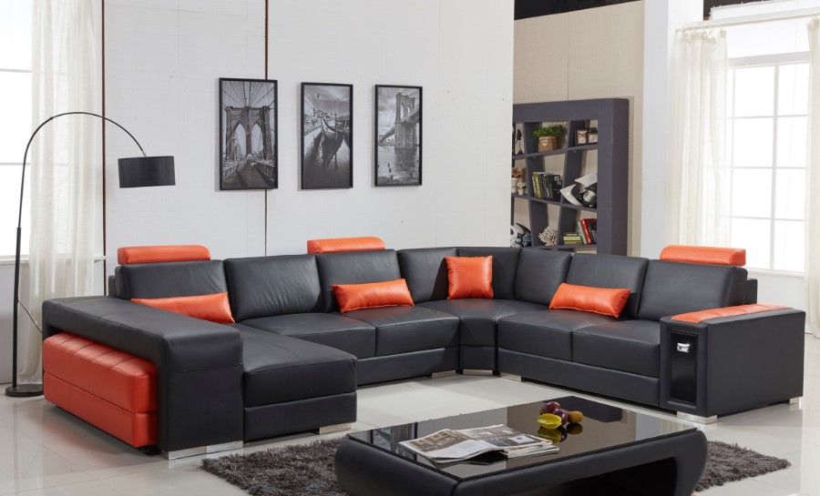 Adra - U2 - Leather Sofa Lounge Set